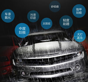 汽車漆面劃痕修復拋光蠟