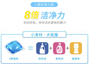 8倍潔力洗衣凝珠